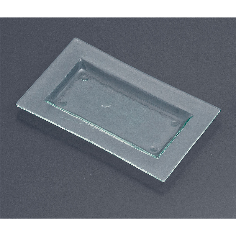 タイガーグラス レクタンギュラートレー 061-192-13 クリア 1袋(ご注文単位1袋)【直送品】