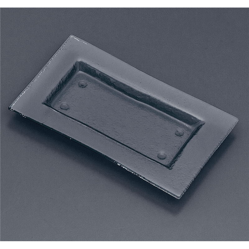 タイガーグラス レクタンギュラートレー 061-192-13 グレー 1袋(ご注文単位1袋)【直送品】