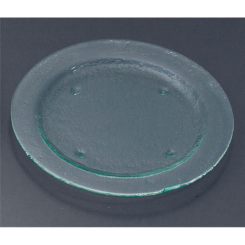 タイガーグラス　ラウンドプレート　270 162-031-02　クリア 1袋（ご注文単位1袋）【直送品】