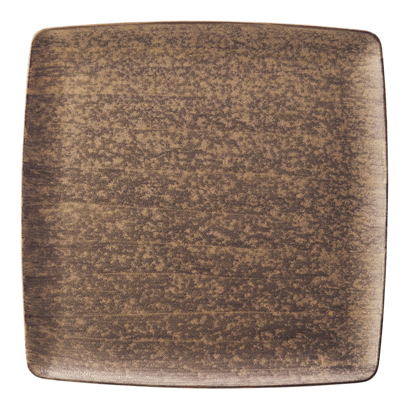 崇雪 正角皿 ゴールド 21.5cm 1個(ご注文単位1個)【直送品】