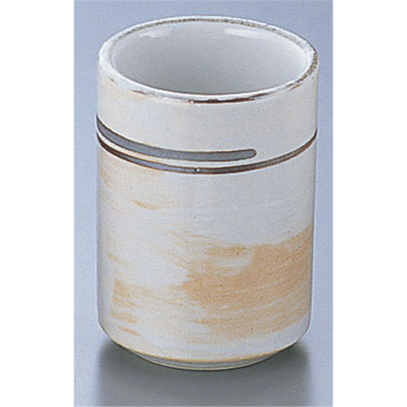 白刷毛中湯呑　D03-59  1個（ご注文単位1個）【直送品】