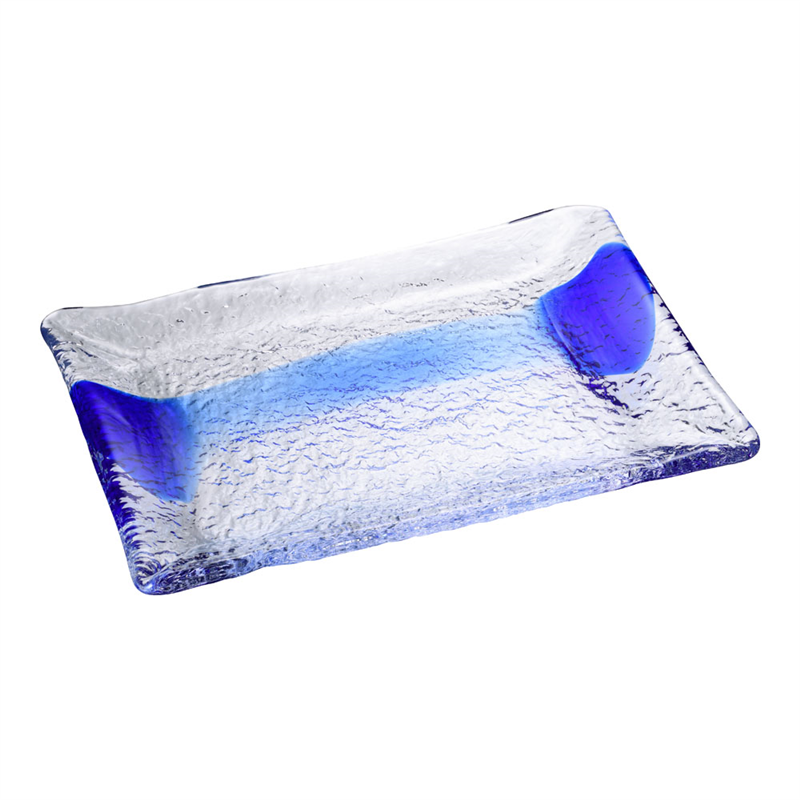 硝子和食器 一筆1 長角大皿 1箱(ご注文単位1箱)【直送品】