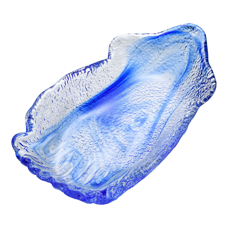 ガラス製 イカ皿 SA153-2BL 1箱(ご注文単位1箱)【直送品】