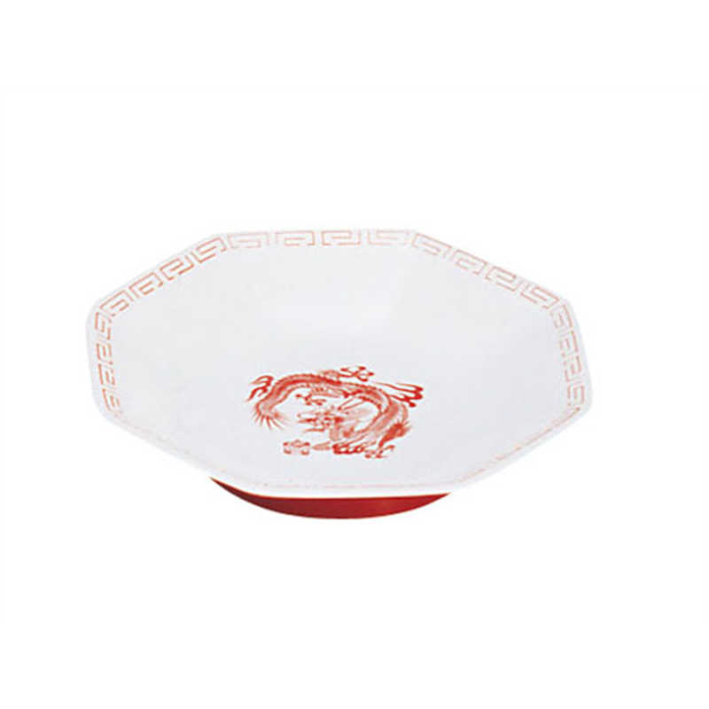 メラミン「瑞祥」　八角皿　CA-30  1袋（ご注文単位1袋）【直送品】