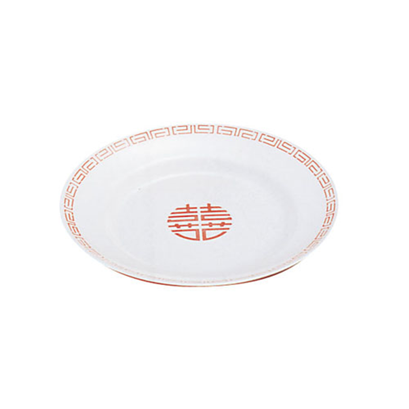 メラミン「瑞祥」　中華平皿　　CA-22 8インチ 1袋（ご注文単位1袋）【直送品】