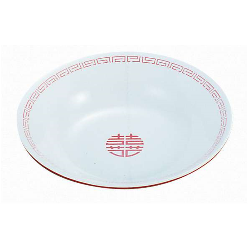 メラミン「瑞祥」　新型冷麺皿　CA-19  1袋（ご注文単位1袋）【直送品】