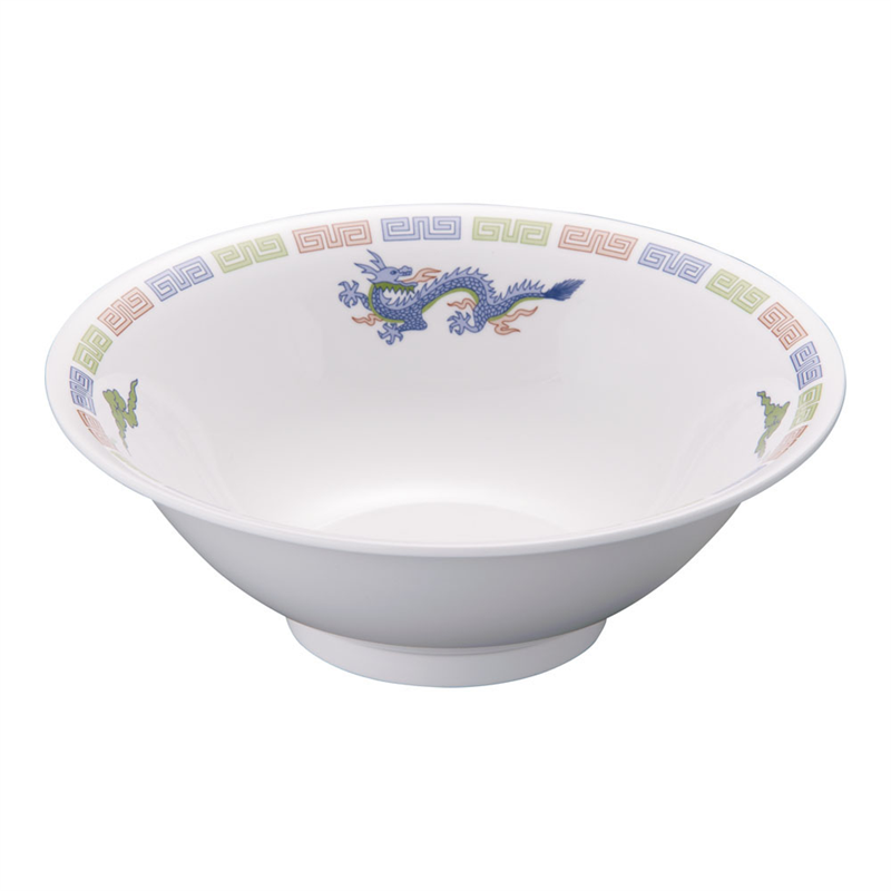 メラミン「雷門竜」M-52-Rラーメン丼 1個(ご注文単位1個)【直送品】