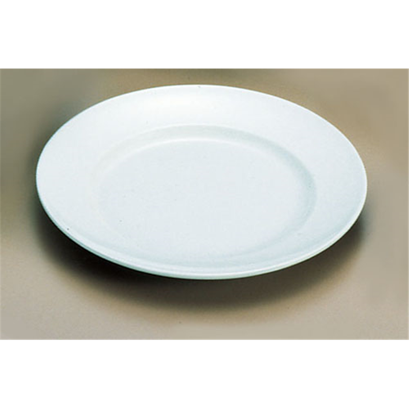 メラミン「青磁」　平皿（リム型） CS-22　（8インチ） 1袋（ご注文単位1袋）【直送品】