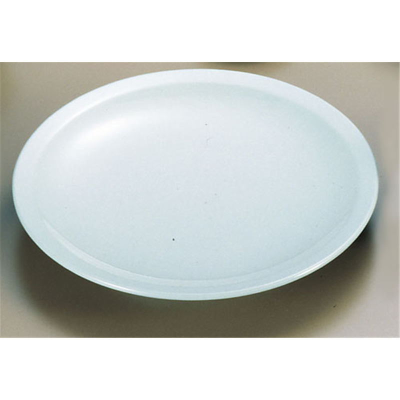 メラミン「青磁」　高台皿　CS-36 （1尺1寸） 1袋（ご注文単位1袋）【直送品】