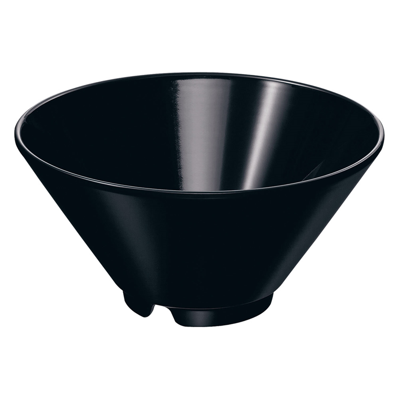 メラミン ヌードルボール 17cm 黒 1袋(ご注文単位1袋)【直送品】