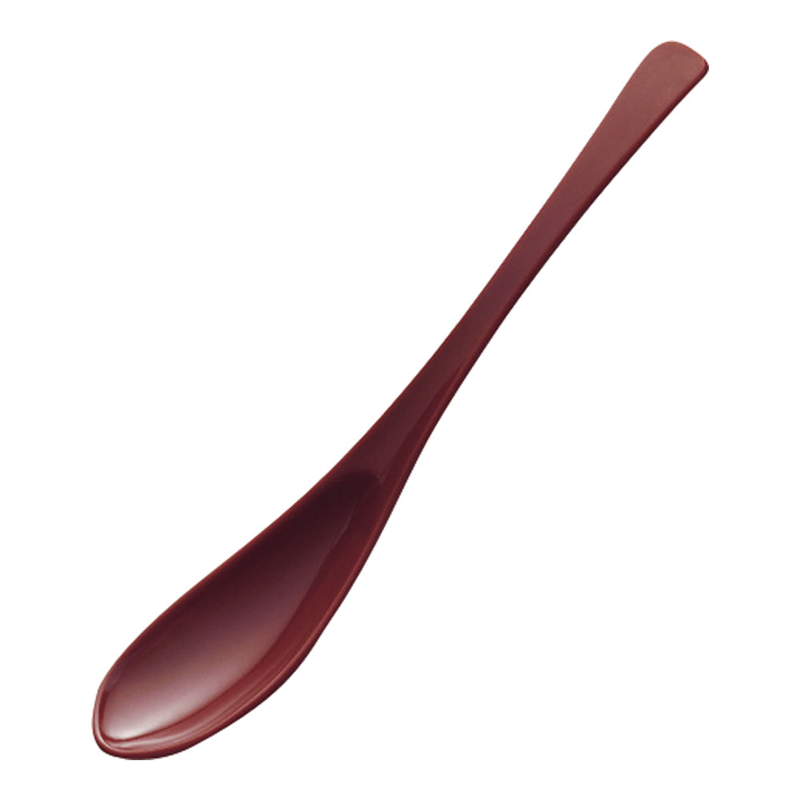 スリムスプーン 朱 1個（ご注文単位1個）【直送品】