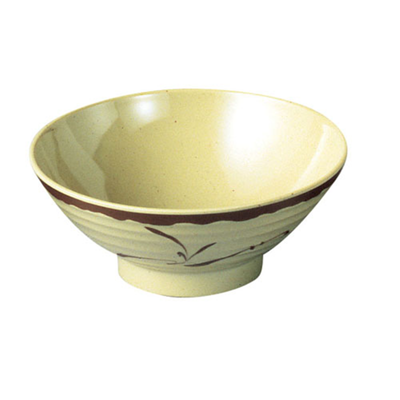 メラミン「織部」　うどん丼　　OB-3  1袋（ご注文単位1袋）【直送品】