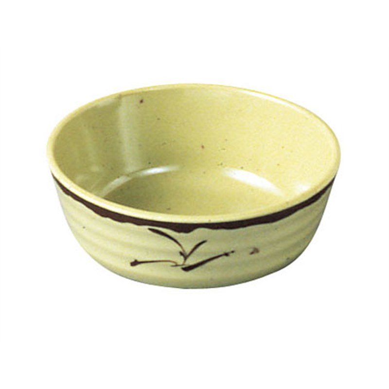 メラミン「織部」　浅型小鉢　OB-11B  1袋（ご注文単位1袋）【直送品】