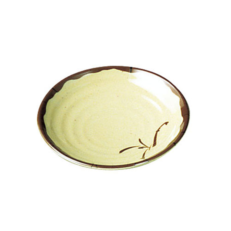 メラミン「織部」　小皿　　　　OB-14  1袋（ご注文単位1袋）【直送品】