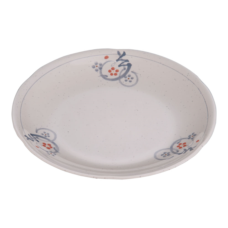 メラミン「かりん」丸皿 大 M-327-K 1個(ご注文単位1個)【直送品】