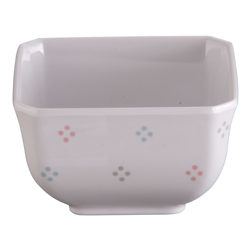 メラミン「花紋」角鉢　　M-345-KA  1個（ご注文単位1個）【直送品】