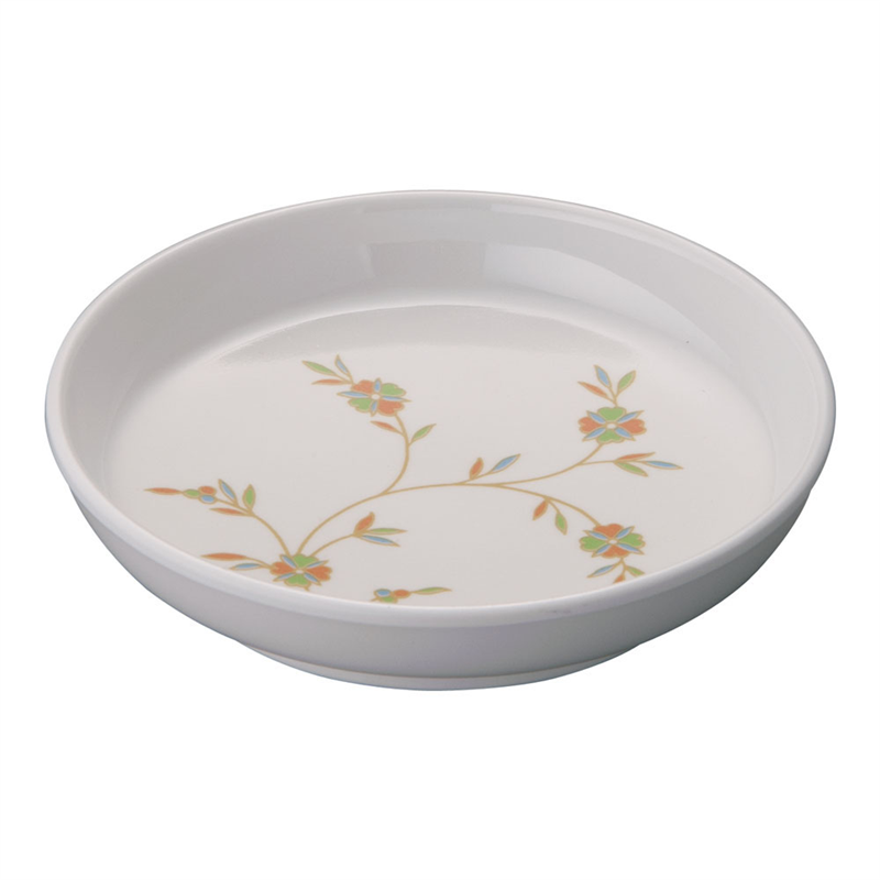 メラミン「なんてん」小皿　　　M-8-N  1個（ご注文単位1個）【直送品】