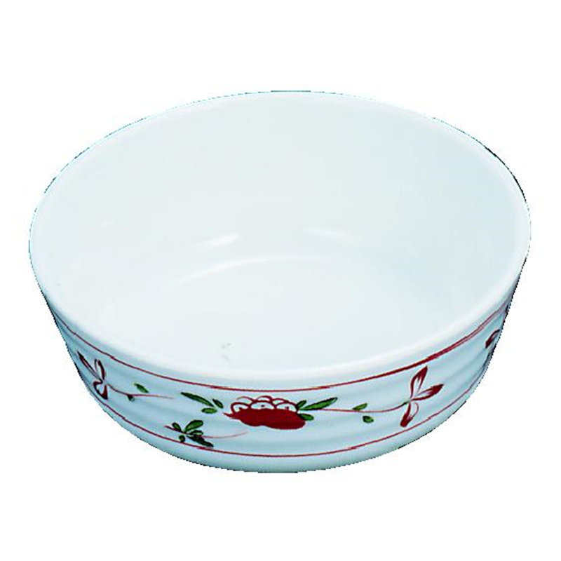 メラミン「赤絵」　浅型小鉢　AK-11B  1袋（ご注文単位1袋）【直送品】