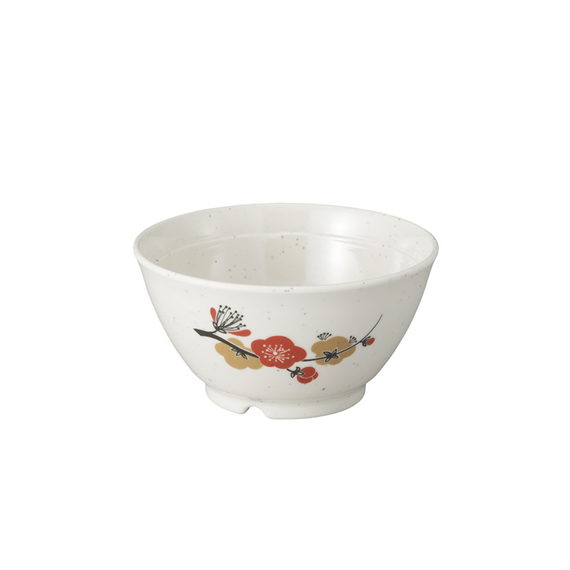 メラミン「元禄梅」 ごはん丼 小 U-58A 身 1袋(ご注文単位1袋)【直送品】