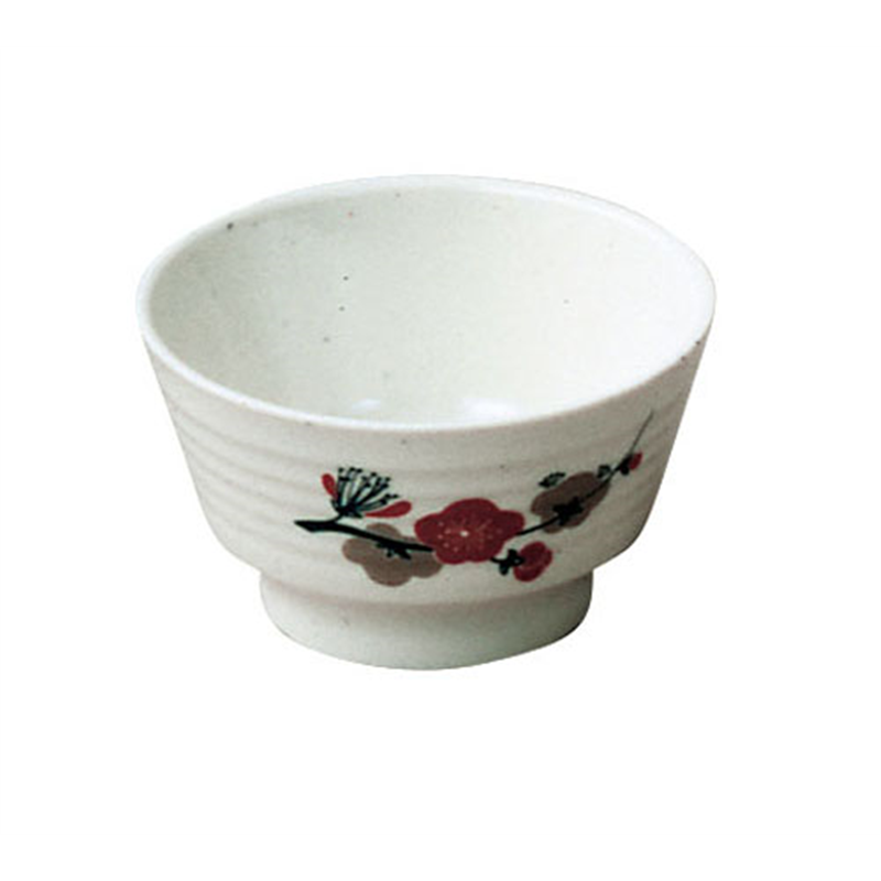 メラミン「元禄梅」　羽反り小鉢 U-11A 1袋（ご注文単位1袋）【直送品】