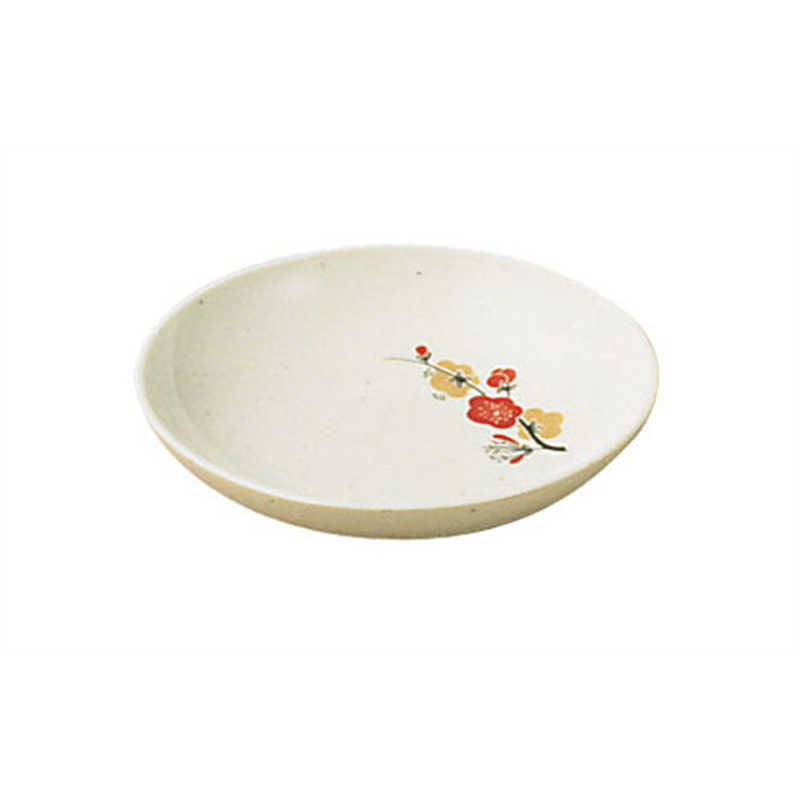 メラミン「元禄梅」　取皿　（小） U-20A 1袋（ご注文単位1袋）【直送品】