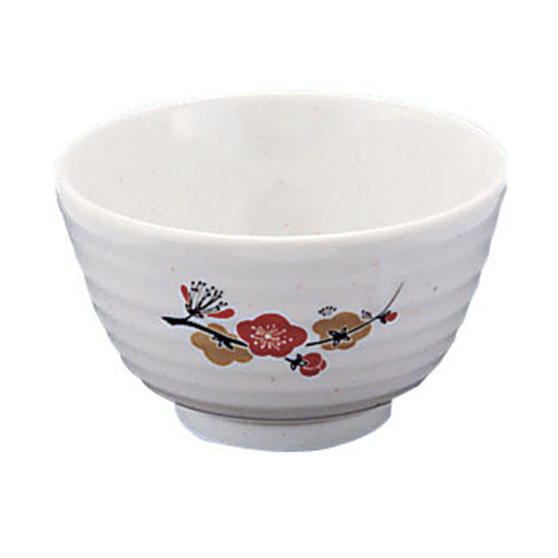 メラミン「元禄梅」　湯呑み　　　U-7  1袋（ご注文単位1袋）【直送品】