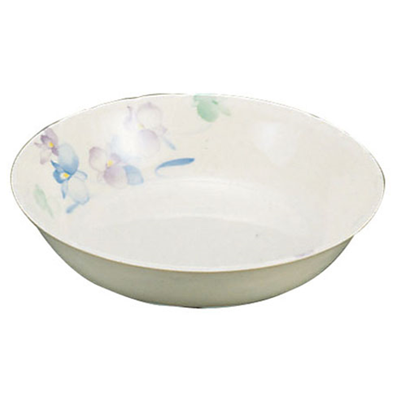 メラミン「すみれ」ベリー皿　VO-204  1袋（ご注文単位1袋）【直送品】