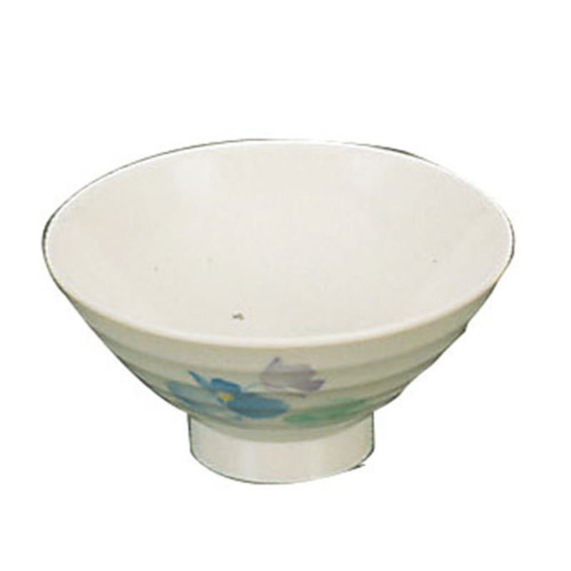 メラミン「すみれ」飯椀 VO-4 1袋(ご注文単位1袋)【直送品】