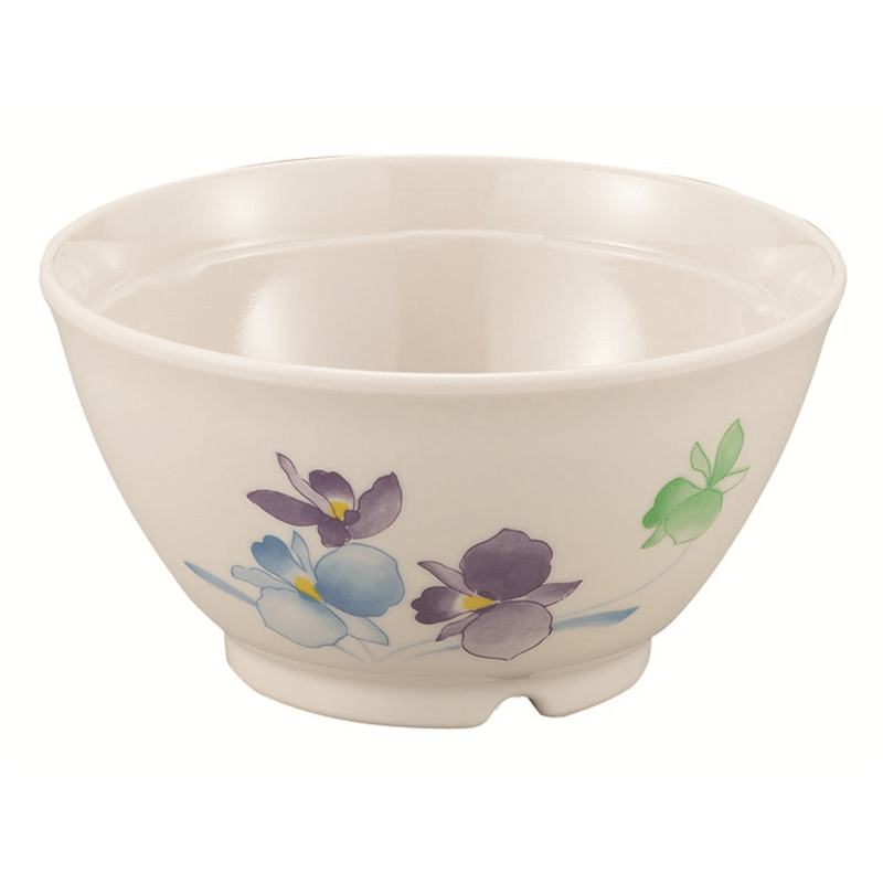 メラミン「すみれ」 ごはん丼 小 VO-58A 身 1袋(ご注文単位1袋)【直送品】