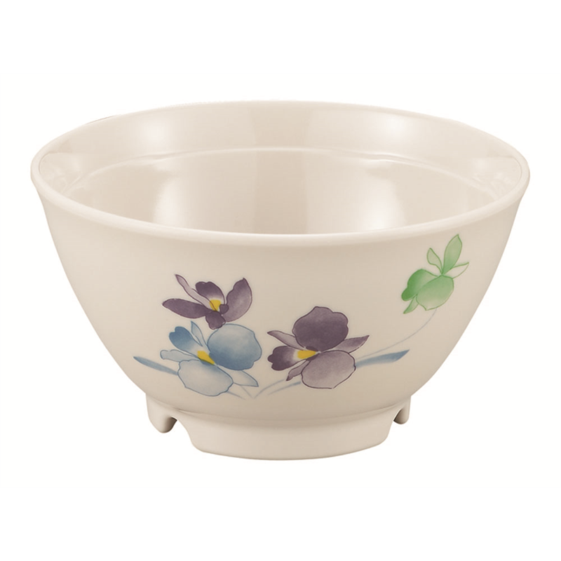 メラミン「すみれ」 ごはん丼 大 VO-57A 身 1袋(ご注文単位1袋)【直送品】