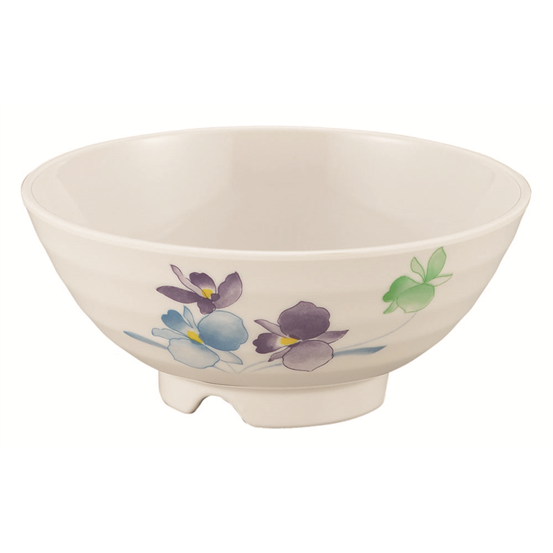 メラミン「すみれ」丼 小 身 VO-18A 1袋(ご注文単位1袋)【直送品】