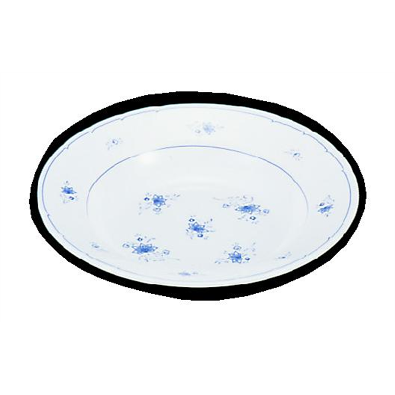 メラミン「ビューティフラワー」　スープ皿 BF-8 1袋（ご注文単位1袋）【直送品】