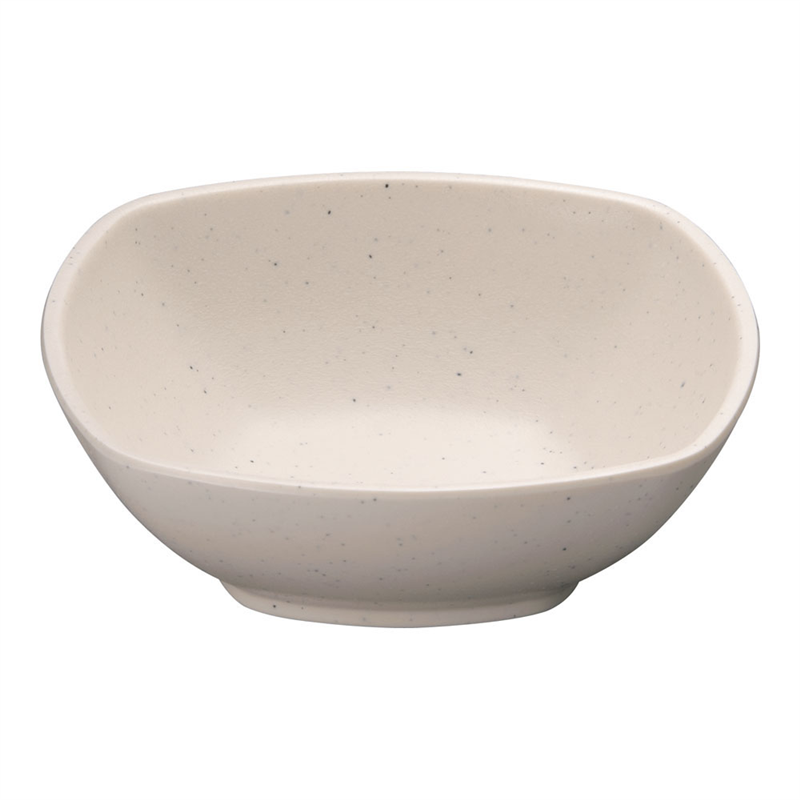 マイン メラミンウェア 白 角深皿 中 M11-110 1個(ご注文単位1個)【直送品】