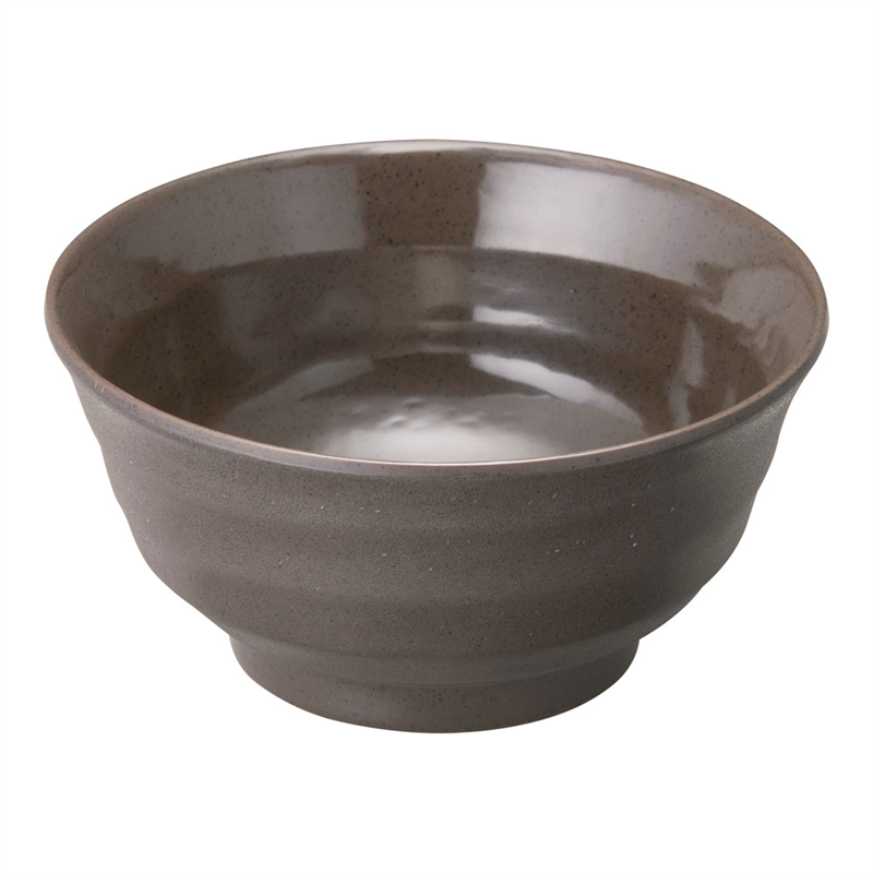 マイン メラミンウェア 茶 どんぶり 大 M11-576 1個(ご注文単位1個)【直送品】