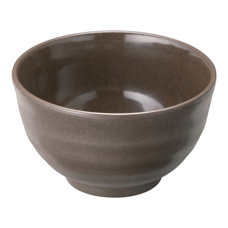 マイン メラミンウェア 茶 どんぶり 小 M11-577 1個(ご注文単位1個)【直送品】