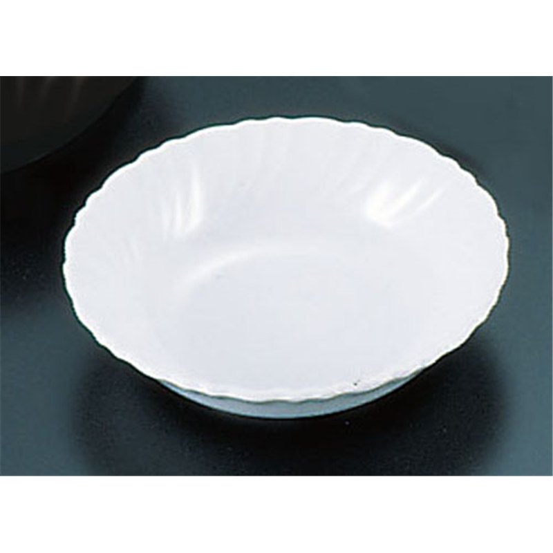 メラミン「ドレープ」ベリー皿　DP-14  1袋（ご注文単位1袋）【直送品】