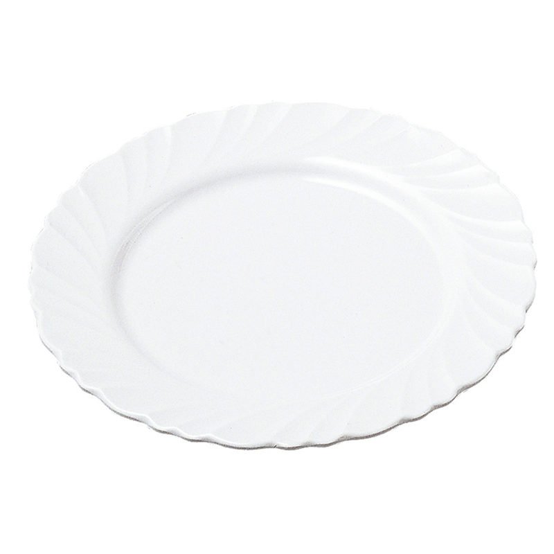 メラミン「ドレープ」ミート皿　DP-13  1袋（ご注文単位1袋）【直送品】