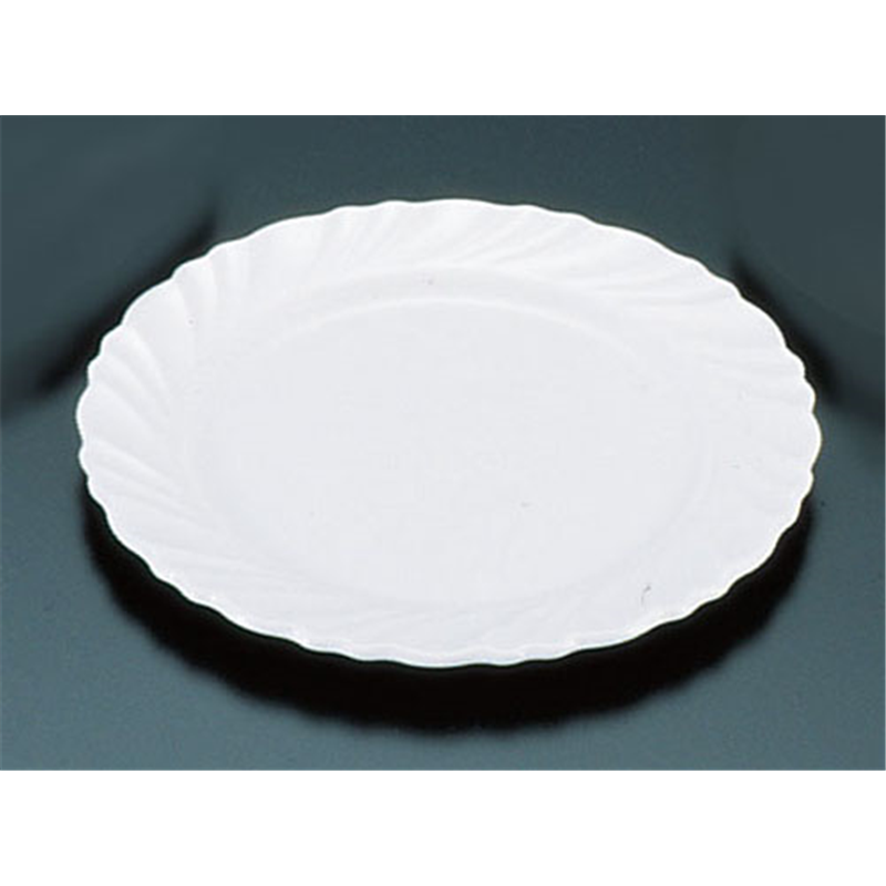 メラミン「ドレープ」ライス皿　DP-12  1袋（ご注文単位1袋）【直送品】