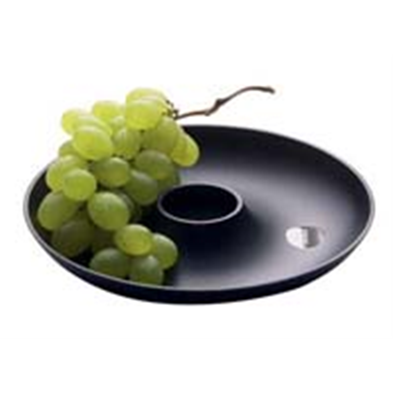 メニュー　丸皿　小 4723079　ブラック 1箱（ご注文単位1箱）【直送品】