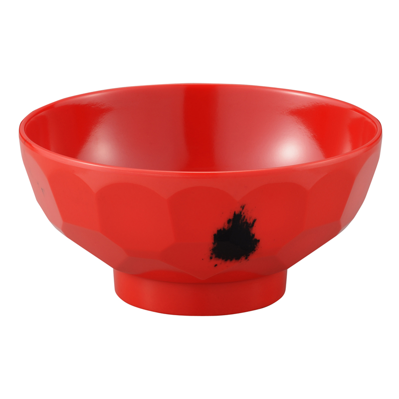 メラミン　№10B　亀甲汁椀　根来　　身  1袋（ご注文単位1袋）【直送品】