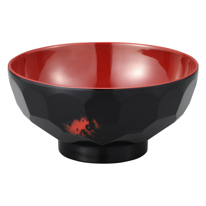 メラミン　№10A　亀甲汁椀　曙　　　身  1袋（ご注文単位1袋）【直送品】