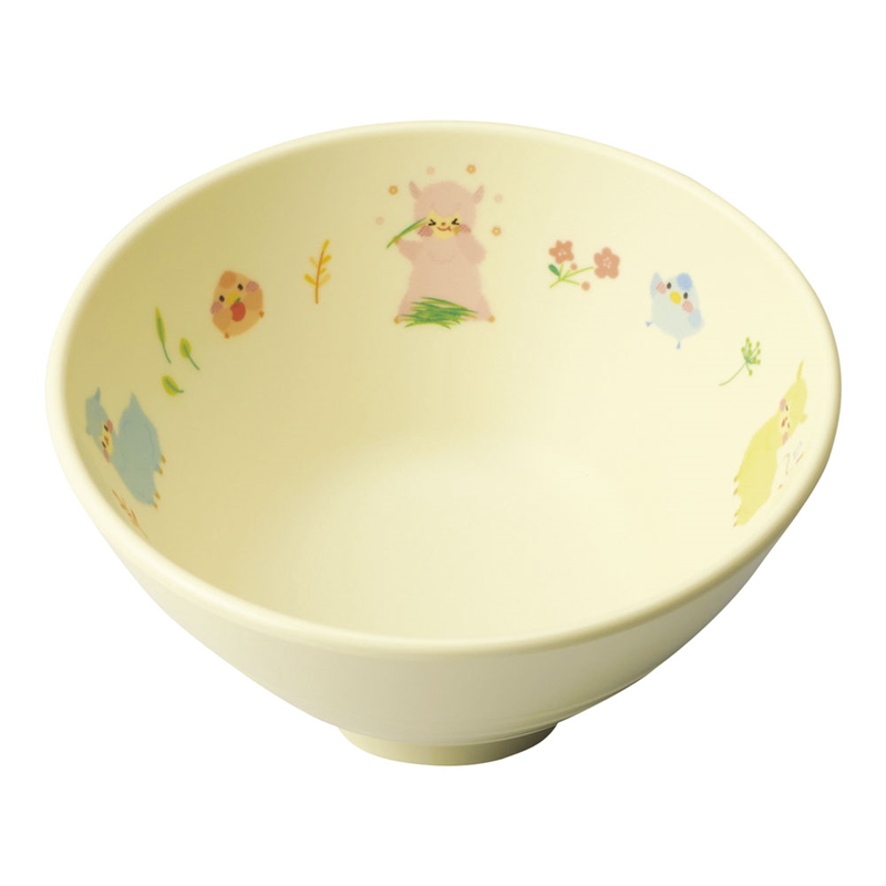 メラミン食器 アルパカーナ イエロー 茶碗ミニ YH-570-ALY 1個(ご注文単位1個)【直送品】