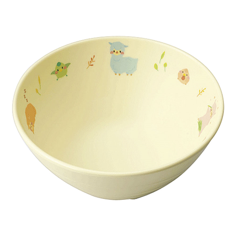 メラミン食器 アルパカーナ イエロー 飯茶碗小 YH-530-ALY 1個(ご注文単位1個)【直送品】
