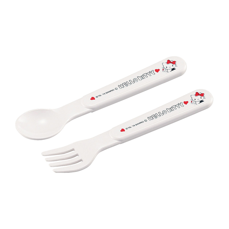 ポリプロピレンお子様食器「ハローキティ」 スプーン&フォーク SF-27 1袋(ご注文単位1袋)【直送品】