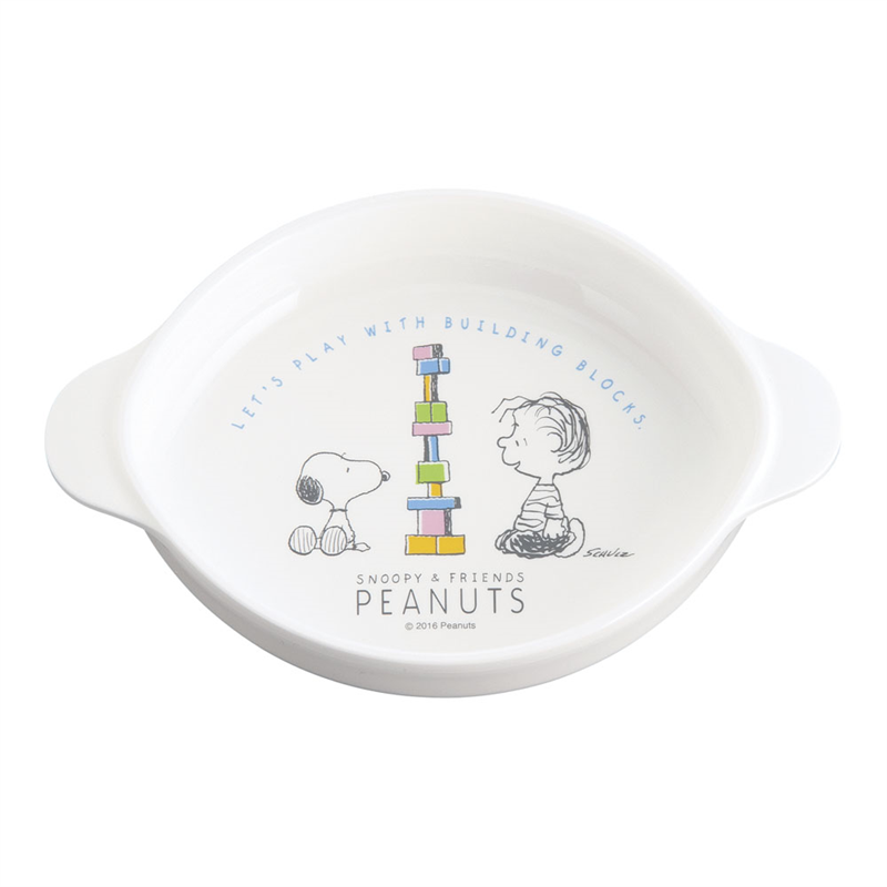 ポリプロピレンお子様食器　「スヌーピー」 小皿　CB-34 1箱（ご注文単位1箱）【直送品】