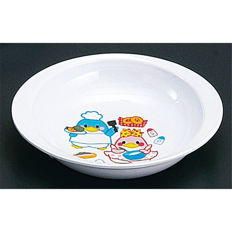 メラミンお子様食器「ベン＆ベティー」 BB-8　　　　　　　スープ皿 1袋（ご注文単位1袋）【直送品】