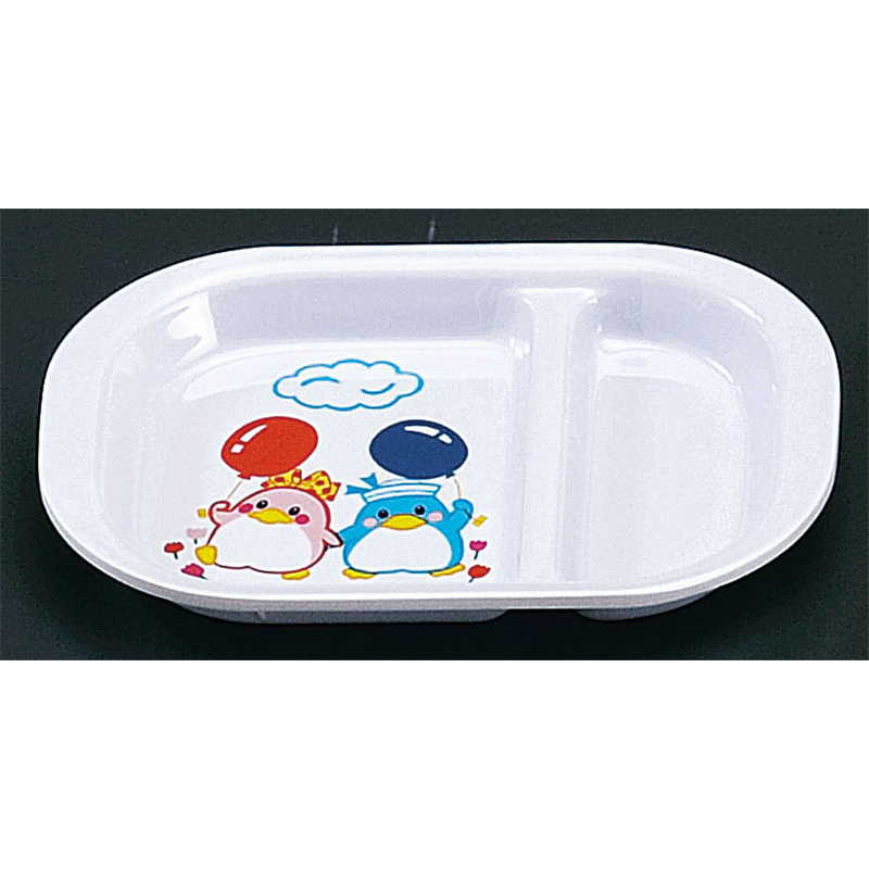 メラミンお子様食器「ベン＆ベティー」 BB-10　　　　　　ランチ皿 1袋（ご注文単位1袋）【直送品】