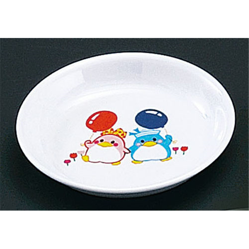 メラミンお子様食器「ベン＆ベティー」 BB-24　　　　　　　　小皿 1袋（ご注文単位1袋）【直送品】