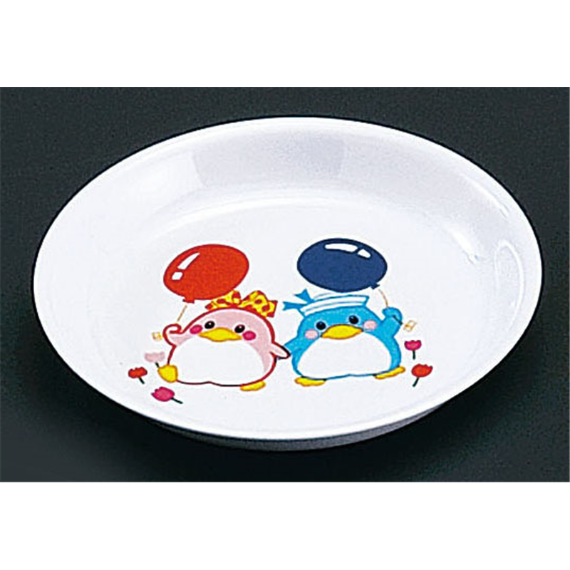 メラミンお子様食器「ベン＆ベティー」 BB-25　　　　　　　　中皿 1袋（ご注文単位1袋）【直送品】