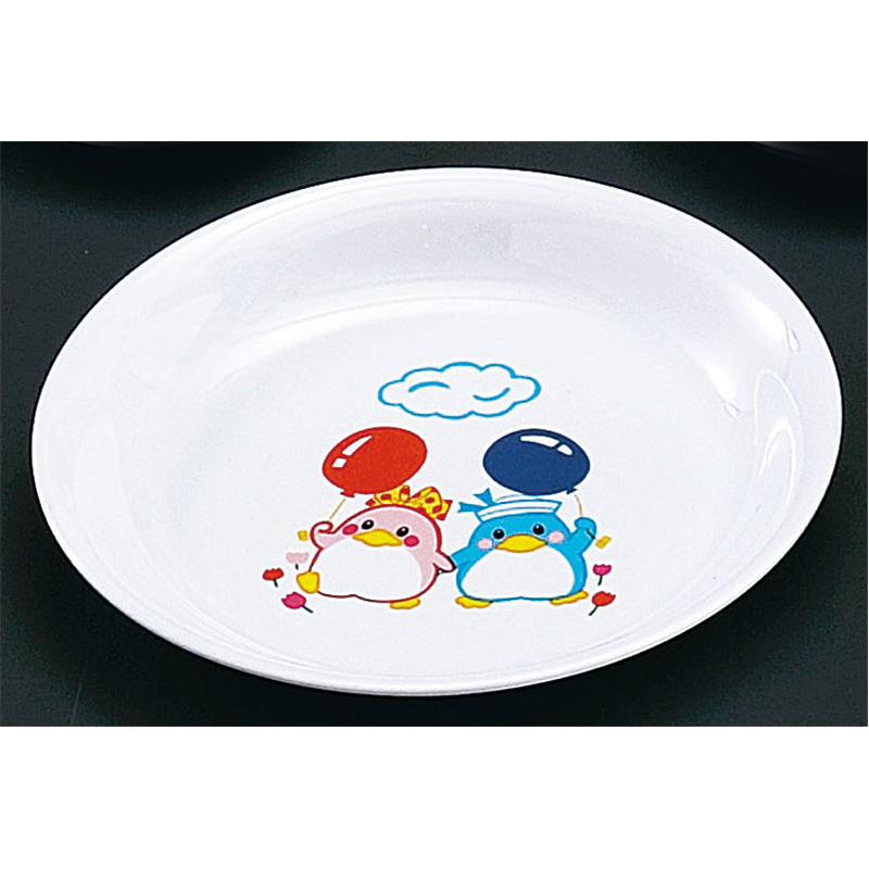 メラミンお子様食器「ベン＆ベティー」 BB-27　　　　　　おやつ皿 1袋（ご注文単位1袋）【直送品】